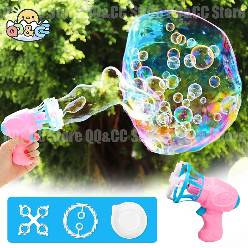 Soap Bubbles Bubble Gun Blowing Machine Automatic Toys Summer