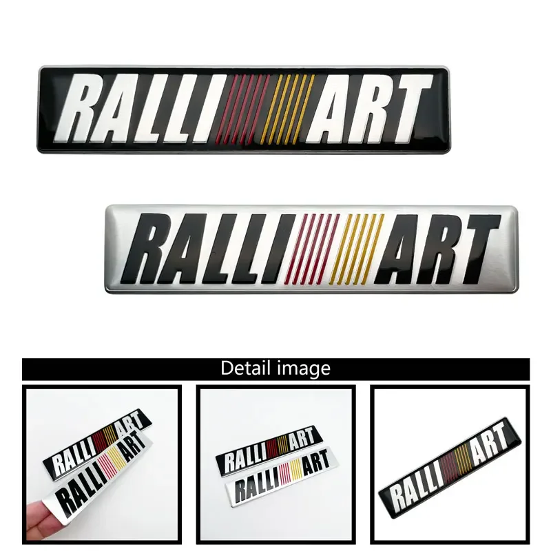 Автомобильная алюминиевая наклейка для Mitsubishi ASX Outlander Lancer Pajero Eclipse EVO Zinger, алюминиевый раллийный аксессуар