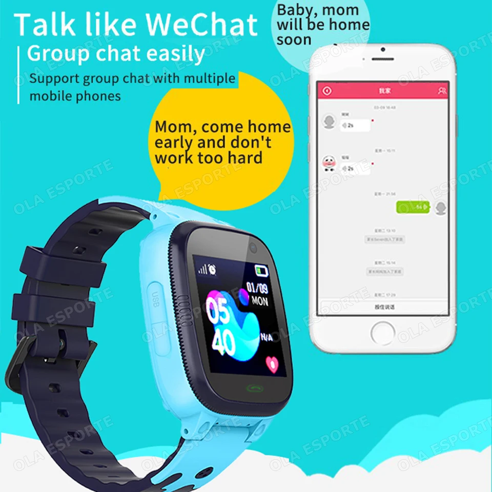 2025 New Kids Smart Watch Child HD Touch Screen Call Games SOS GPS Positioning Smartwatch Boy Girl Children Gift For Android IOS