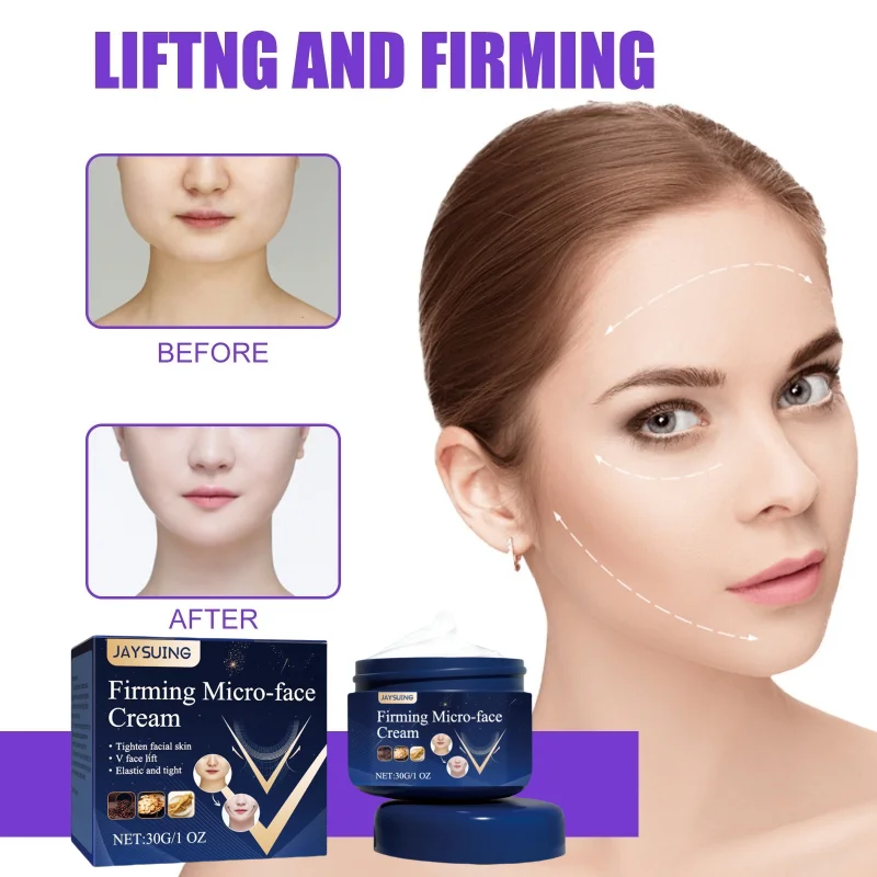 

V Shape Slimming Cream Tighten Mandibular Line Slimming Masseter Muscle Face Fat Burning Cream Facial Care New