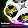 H157 Mini Drone Dron Dual Control Quadcopter Cool LED Pocket UFO Small Gesture Remote Control Aircraft Plane Obstacle Avoidance 3