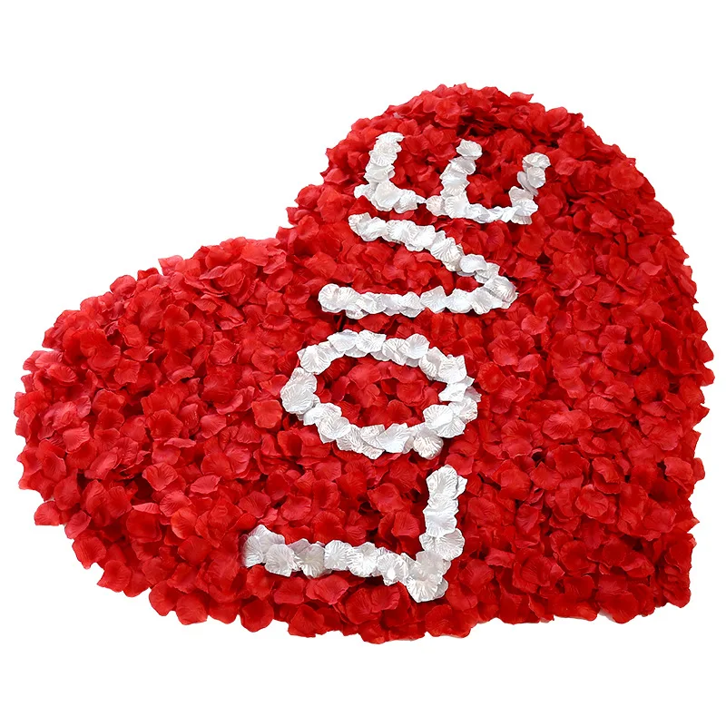 100-1000Pcs-Artificial-Fake-Rose-Petals-Colorful-Red-White-Gold-Roses