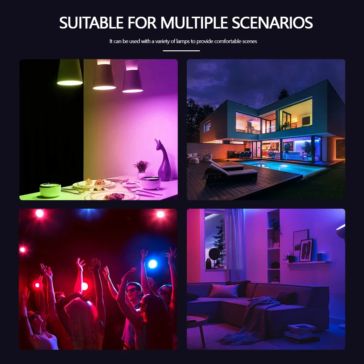 Colorful LED Spotlight Bulb for Festivals and Celebrations