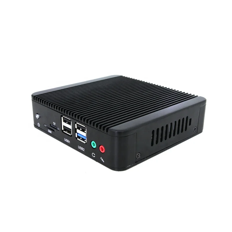 

cheap portable server computer 2 ethernet industrial mini pc with serial port