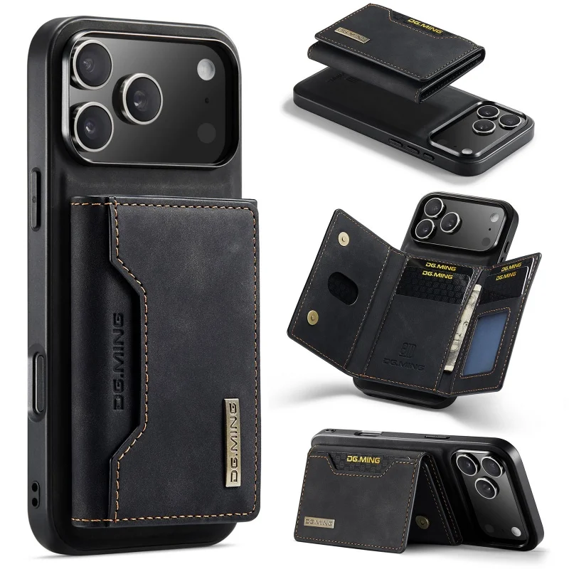 Premium Magnetic Leather Wallet Phone Case – Luxury Flip Cover Coque
