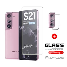 

For Samsung Galaxy S21 Plus S20 FE Glass Phone Screen Protector Camera Film For Sansung S 21 20 S20fe S21+ Tempered Glass Case