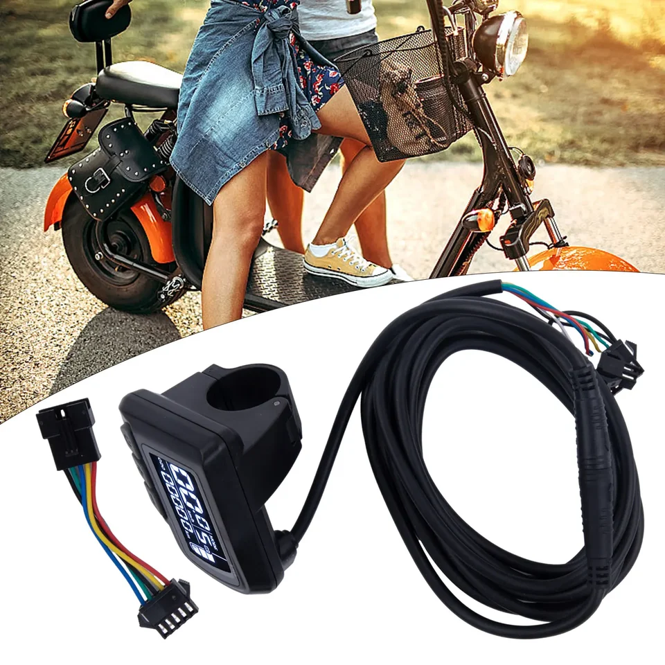 Écran LCD Testeur Pour Vélo électrique EN06 - Compatible 24V/36V/48V, étanche, Avec USB, Pour Guidon 22.2 Mm - 7