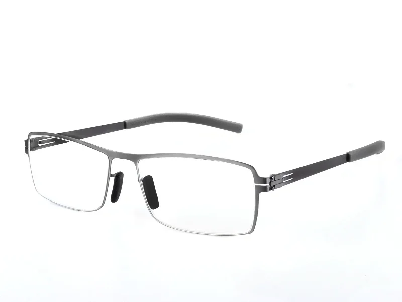 Deutschland Design quadratische Brille Rahmen mit polarisierten Sonnenbrille gläsern ultraleichte Herren Clip-On ohne Schraube Brille Brillen – Detail 16