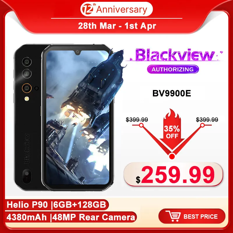Blackview BV9900E Водонепроницаемый смартфон с 5 5-дюймовым дисплеем восьмиядерным
