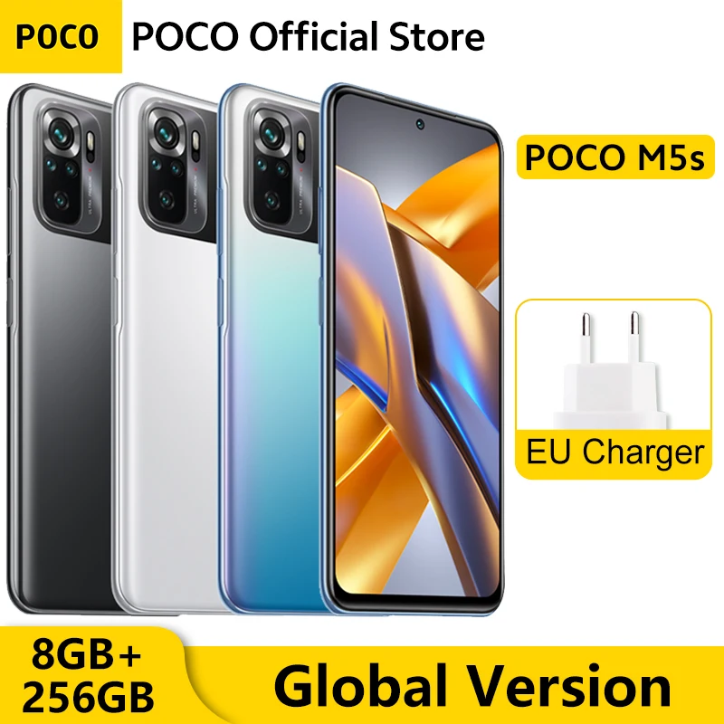POCO-M5s Versão Global Helio G95 Octa Core, 6.43 