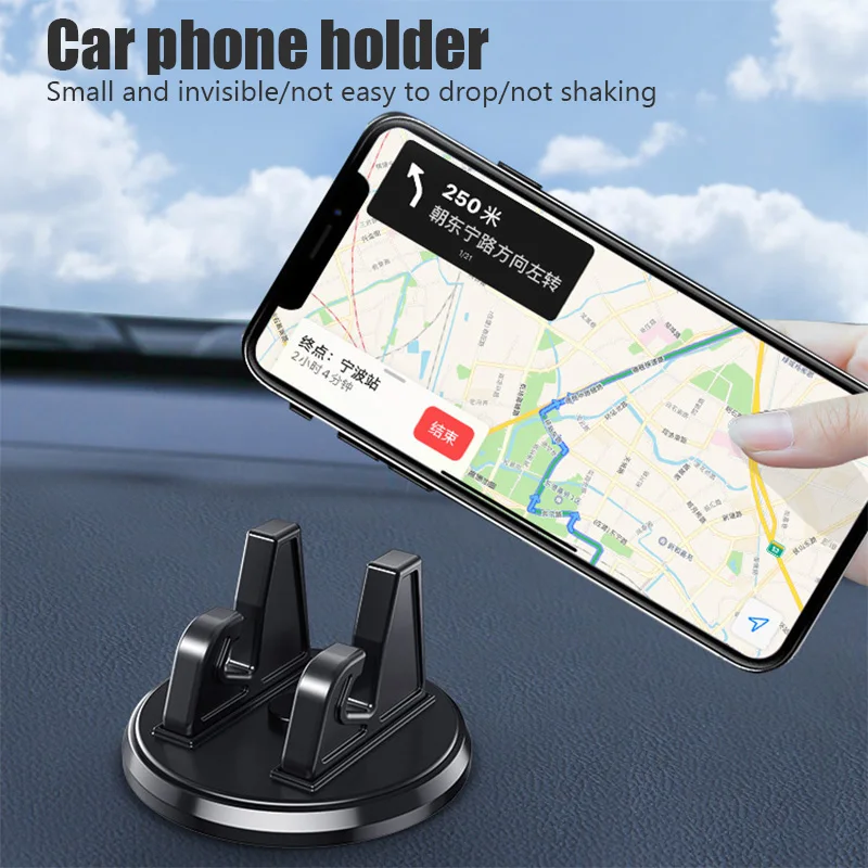 Rotating Car Phone Dashboard Holder with Anti Slip Pad
