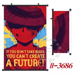 P - One HD Poster Scroll - Artistic Wall Hanging for Living Room or Bedroom Decor (A6 - 18 - 14)