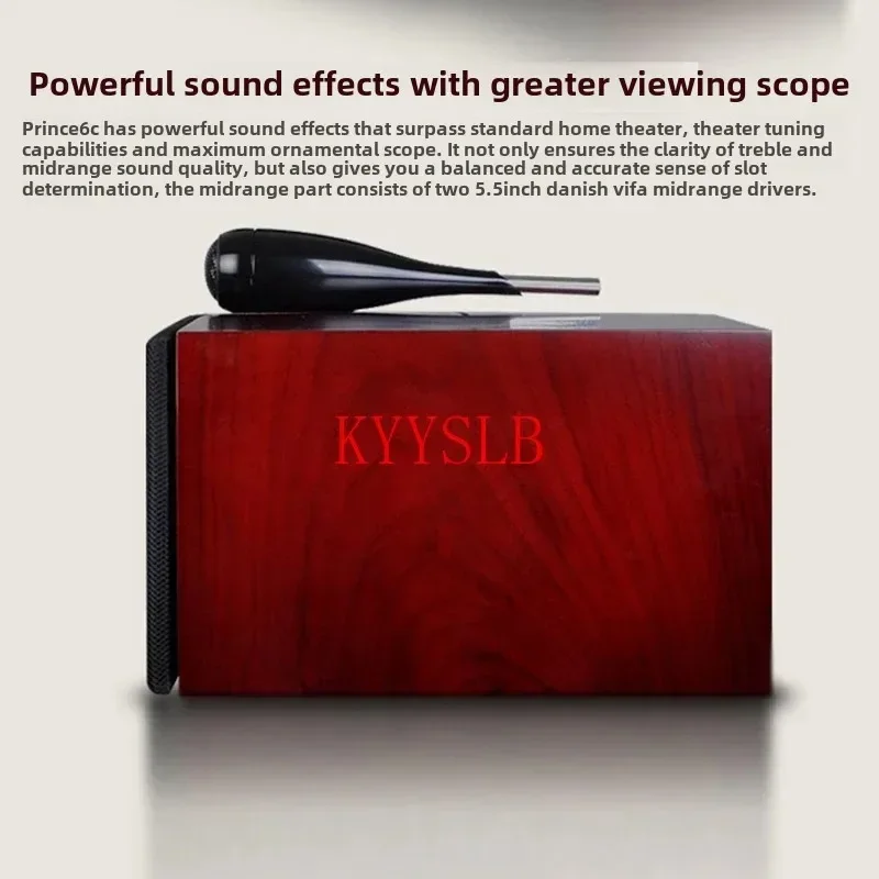 150W 5.5-inch Home Surround Speakers High Power Hi-fi Center Speaker Bookshelf Speaker Home Theater Passive Set