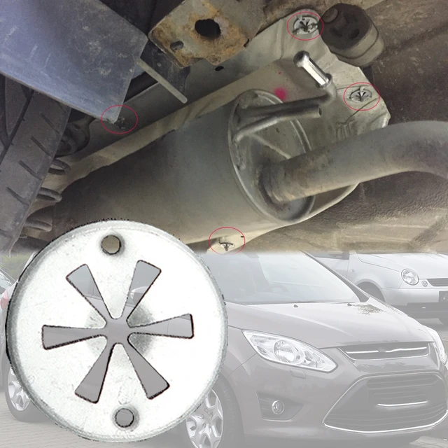For Ford Focus C-Max 2003 2004 2005 - 2007 Car Bonnet Engine Under Tray Exhaust  Heat Shield Locking Star Washer Underneath Clips _ - AliExpress Mobile