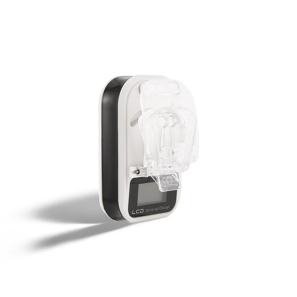 Sıradan küçük şarj edilebilir piller için kullanılan evrensel pil şarj cihazı ile LCD ekran seyahat USB duvar şarj