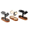 MISHITU Multifunctional Watch Display Storage Rack New Solid Wood Wrist Watch Stroage Rack Bracelet Jewelry Display Stand Props 3