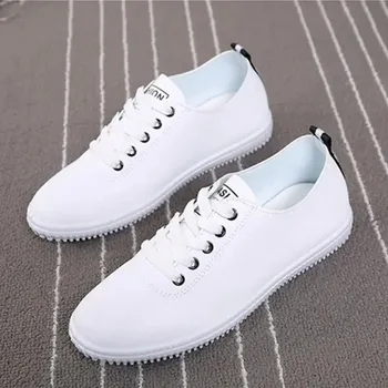 Women Shoes Summer 2024 Spring Women White Casual Shoes Breathable Flats Fashion Breathable Women Sneakers - Image 4