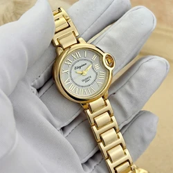 Elegant Vintage Gold Bracelet Watch (Golden white)
