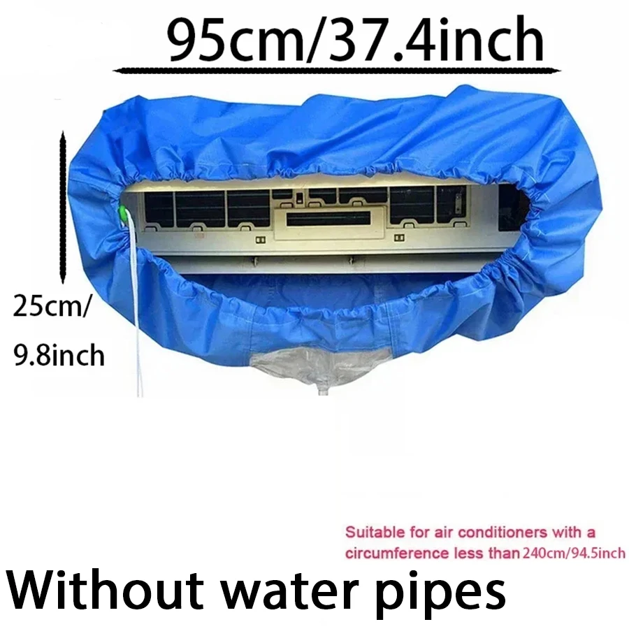 מתאים לסט כיסוי מים גדול למזגן 24000-36000 Btu עם מנקה צינור מים עמיד למים