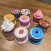 Spice Grinder Set, Simulation Cake Series  Creative Spice Grinder  1 Set Kitchen Metal Grinder  2.75 in  7cm 2