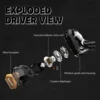7Hz x Crinacle Zero :2 Updated 10mm Dynamic Driver IEM Wired Earbuds Earphones Gaming Earbuds with OFC IEM Cable for Musician 6