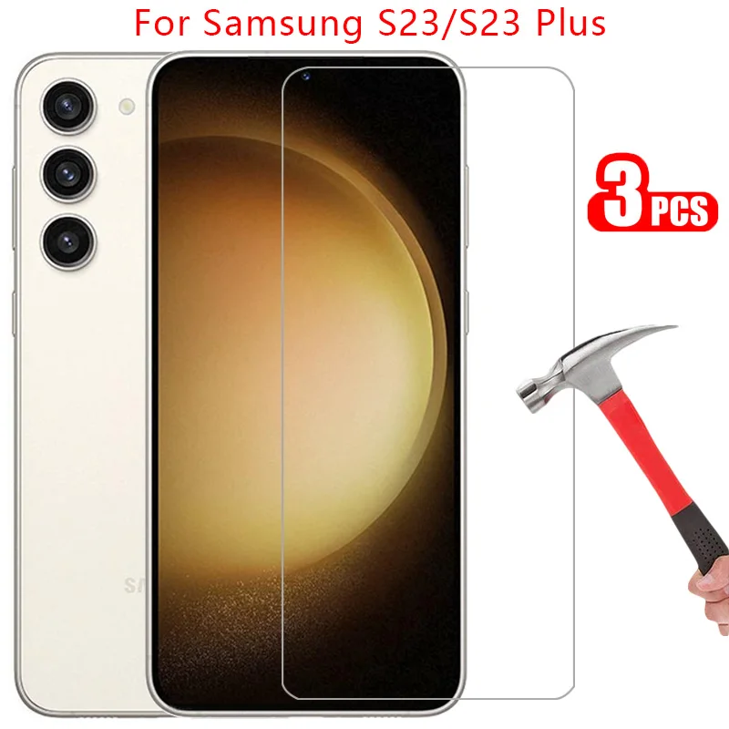 Vetro Temperato Protettivo Per Samsung Galaxy S23 Plus 5G Proteggi Schermo Su Samsungs23 S 23 23 S S23Plus Pellicola Per Telefono Glas Samsun