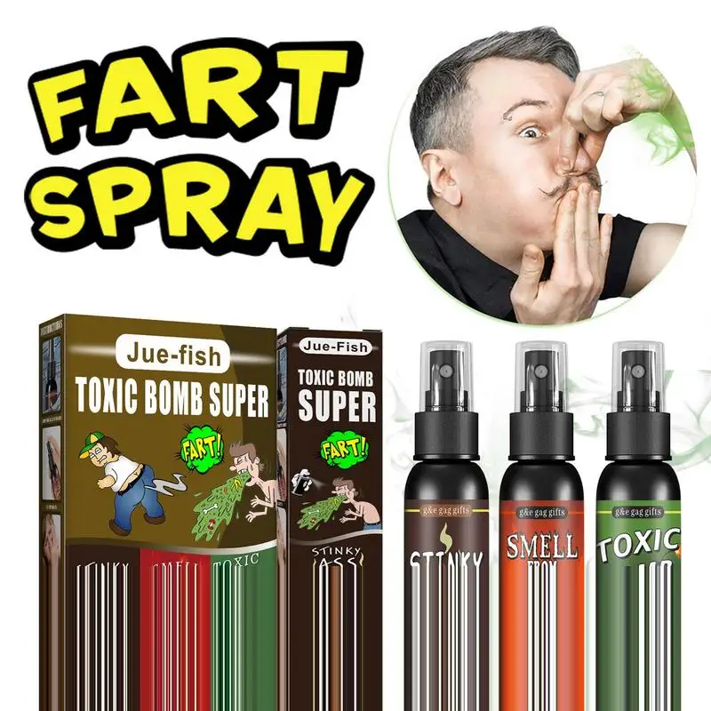 Fart Spray Toy Hilarious Gag Gifts Pranks For Adults Or Kid Non Toxic