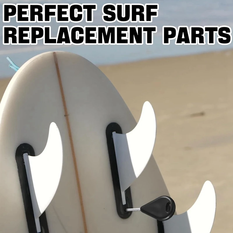 Surfboard Screws Universal Hexagon Surf Fin Key Surfboard Fin Key Replacement 24 Pcs Screws 6 Pcs