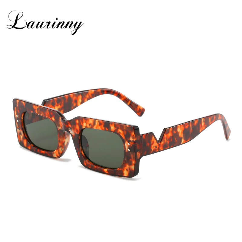 

Fashion Green Square Rectangle Sunglasses Women 2022 Brand Decor Acrylic Tortoiseshell Sun Glasses Retro Men Shade Eyewear UV400