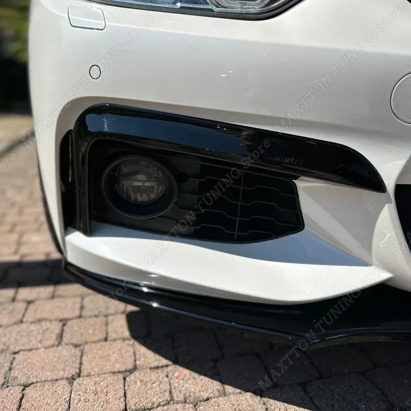 앞 범퍼 립 사이드 스플리터 스포일러 안개 램프 그릴 BMW F32 F33 F36 M-Sport 420i 428i 435i 440i M-tech 2014-2020 디퓨저
