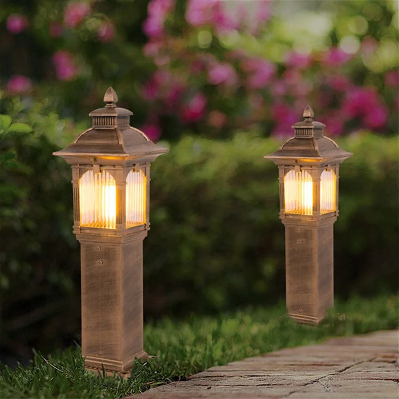 

TEMAR Lawn Lamp Outdoor LED Waterproof Modern Patio Garden Light For Home Porch Garden Villa Post Light