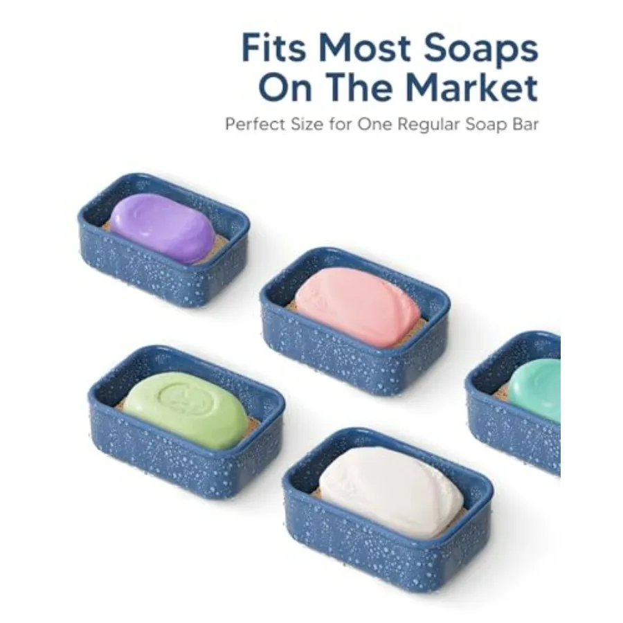 Leakproof Silicone Travel Soap Container Set