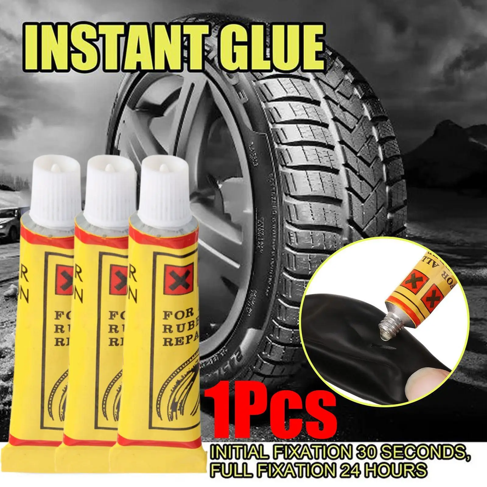 1 Pieces 8ml Bicycle Repair Rubber Adhesive Glue Puncture Cold Patch