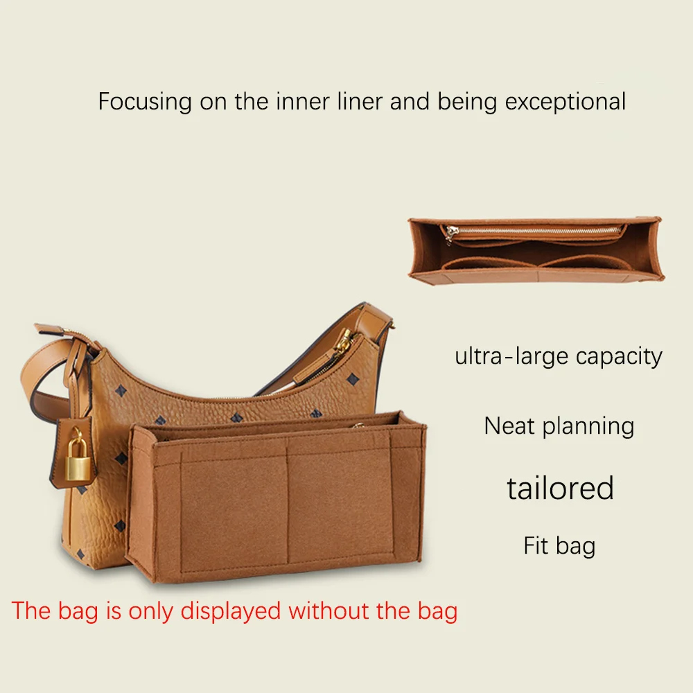 

Felt Bag Inner Gallbladder Bag For MCNN Hobo Small Anti Deformation Bag Inner Support Storage Bag Middle Bag Just Fitting The