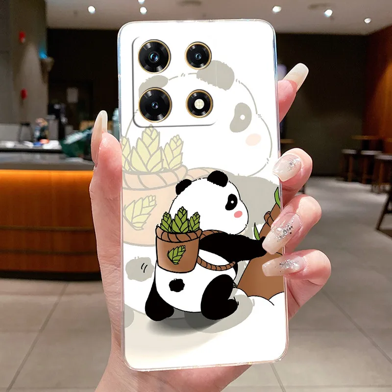 Floral Soft Silicone TPU Phone Case Bumper for Infinix Note 30 Series