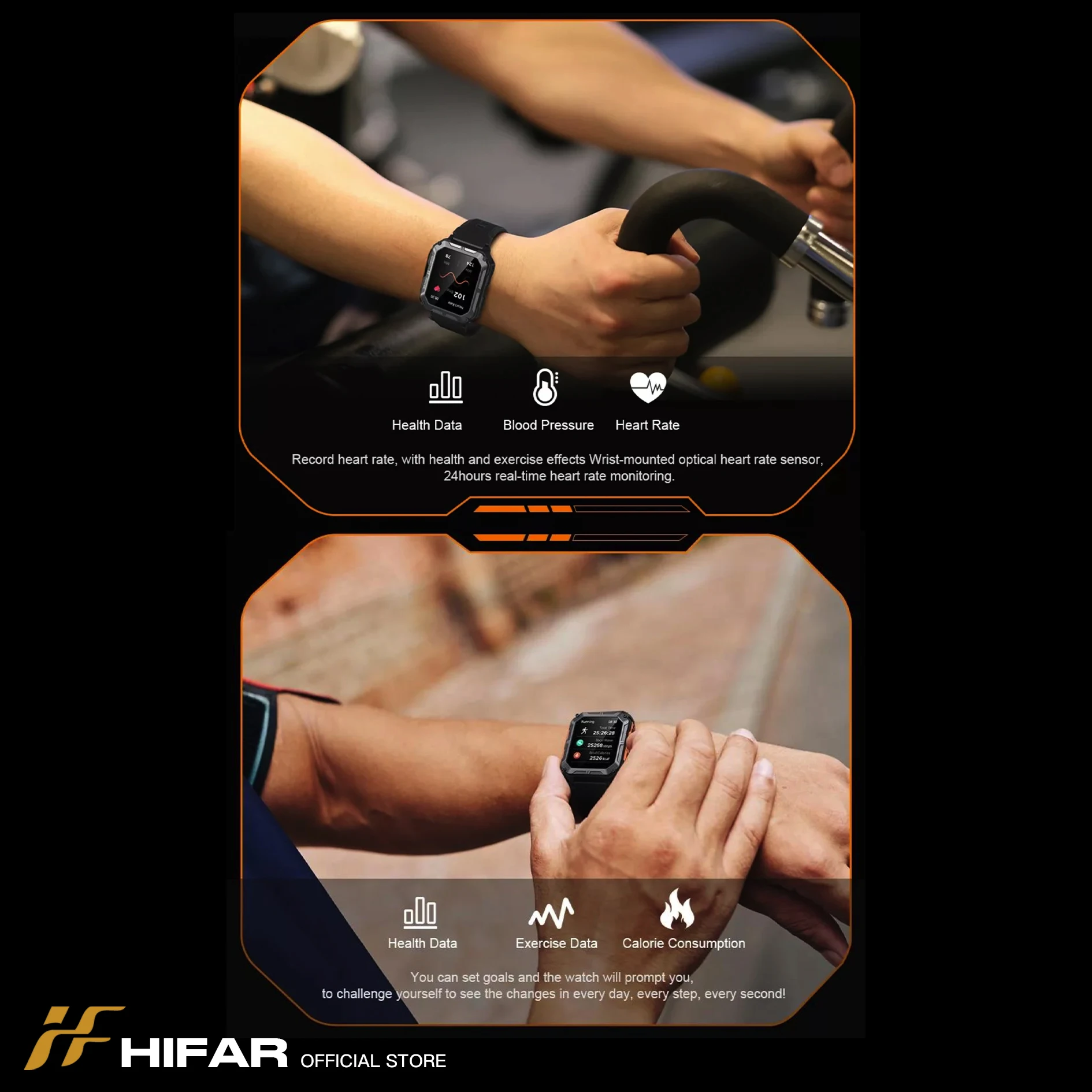 HIFAR  Ʈ ġ,  ȭ, ƮϽ , ߿  ð, 1.83 ġ, 240*290 HD, C20 , IP68, ǰ