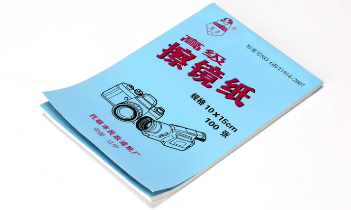 

1pc 100 Sheets Camera lens cleaning paper Wipe the microscope paper,Size 10x15cm