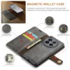 DG.MING Detachable 2Folding Case For OnePlus 13 12 11/Nord 2 5G/9RT 5G Wallet Case Leather Magnetic Cover for OnePlus 9/9Pro/9R 3