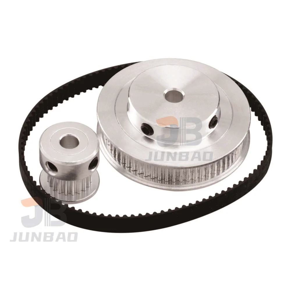 2GT 20T 60 Tooth Synchronous pulley and Timing Belt width 15MM Belt length 180 200 220 280 300 400 500 600 1000 3D Printer Parts fixed pulley,timing belt pulley,belt pulley,timing pulley