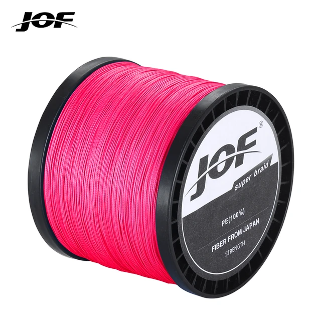 JOF 4 Strand Braided Fishing Line 300M 500M 1000M Unfade Wire,  Green/Grey/Multicolor Weaves, 8LB-80LB Cord 0.1MM-0.5MM - AliExpress