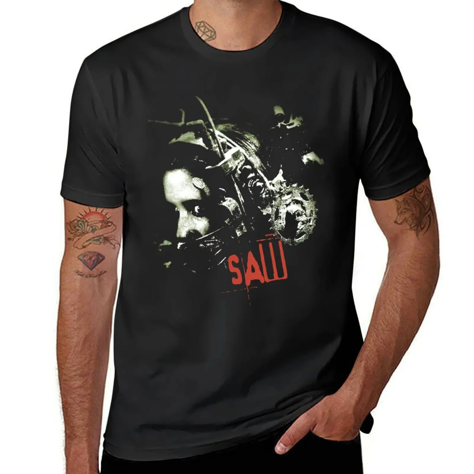 

Saw Horror Movie Retro T-Shirt new edition cute tops boys whites tshirts for men