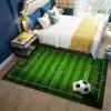 Football Field Carpet for Living Room Home Decor Children's Play Anti-slip Large Area Rugs Bedroom Bedside Foot Pad Bath Doormat 3