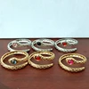 20pcs  Open Stainless steel Zircon Punk Snake Rings Women's    Jewerly  Ring 6