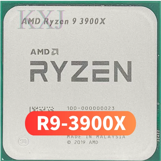 Processeur AMD Ryzen 9 3900X d'occasion, 3.8 GHz, 12 cœurs, 24 threads,  socket AM4, 7nm, L3 64 Mo - AliExpress