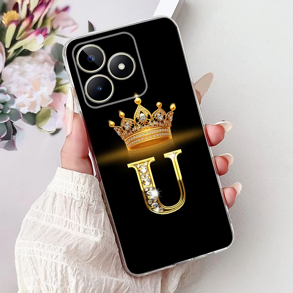 Fashionable Soft Silicone TPU Phone Case - Stylish Letter Design