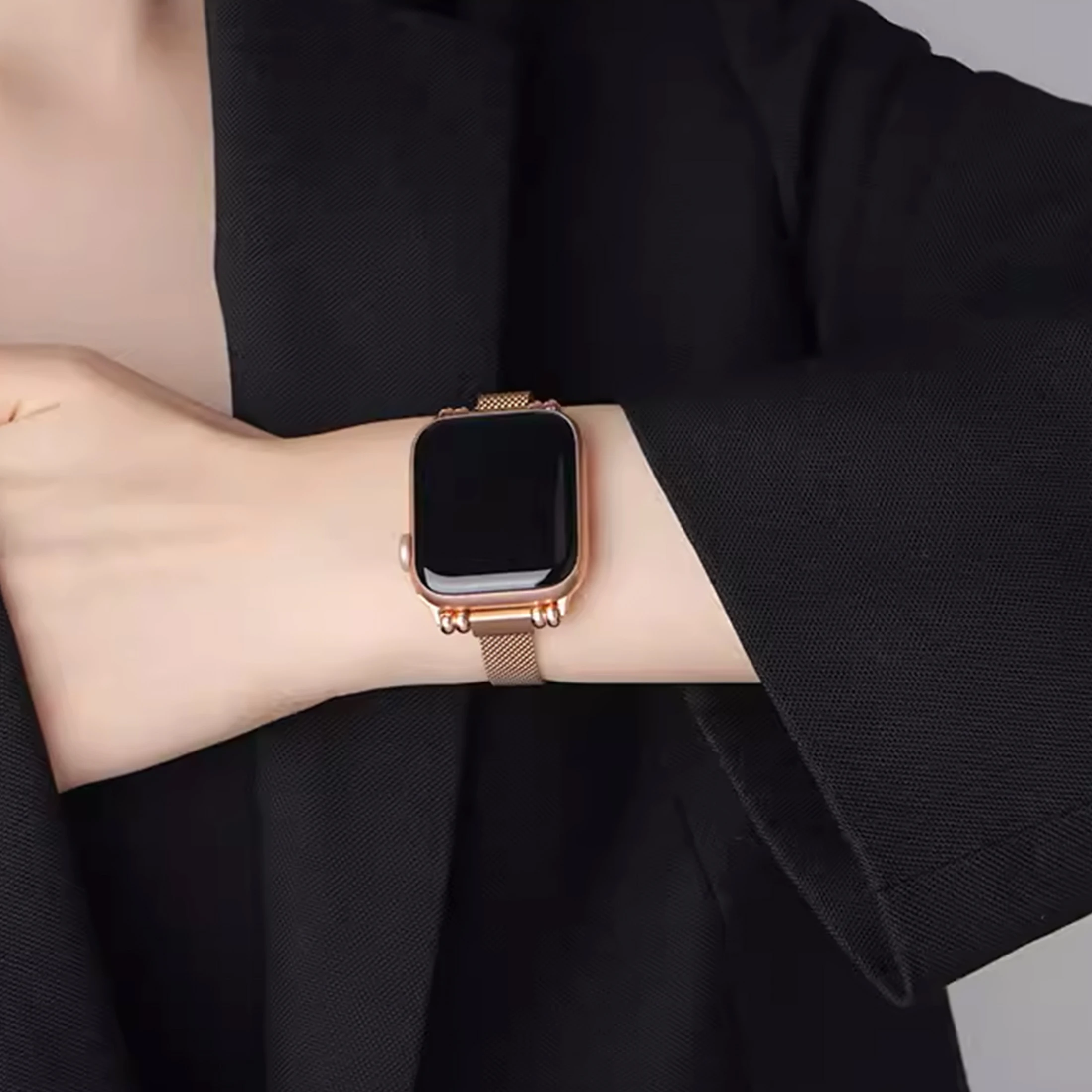 Magnetic Milanese Stainless Steel Watch Band Bracelet