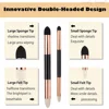 9pcs Artist Blending Stump Set with Sandpaper Sharpener - Soft Tortillions for Drawing, Shading, Highlight Correction, Sketching 5