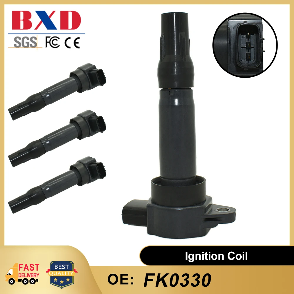 

1/4 шт. катушка зажигания FK0330 MN195616 для Mitsubishi Lancer Outlander Sport Pajero Montero 2006-2016 автомобильные аксессуары