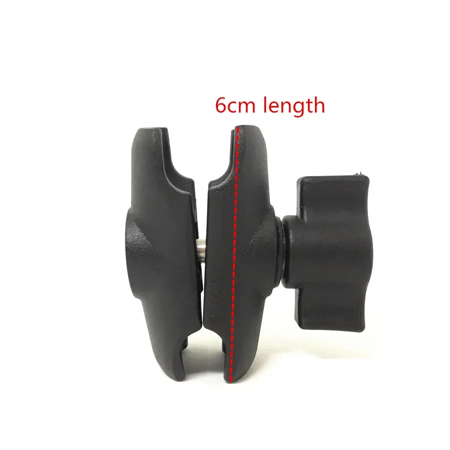 Aluminum Alloy Shell Double Socket Arm 6cm 9cm 15cm for 1 Inch Ball Mount Bases Adapter