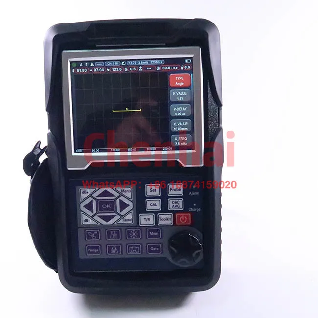 

Hot selling 500 independence setup any criterion can be input freely Ultrasonic flaw detector TFD806C